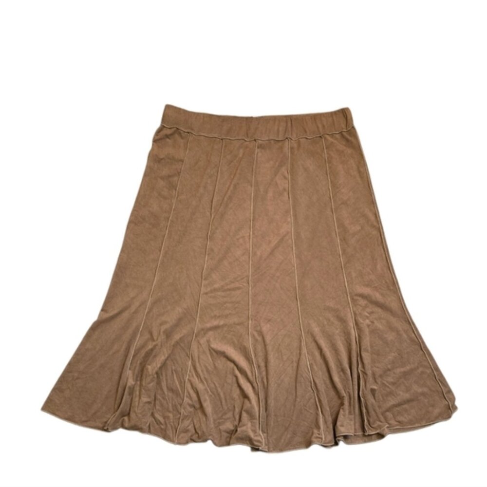 Vintage Frank Lyman Made In Canada Western Cowgirl Tan  Size 18 Aline Skirt